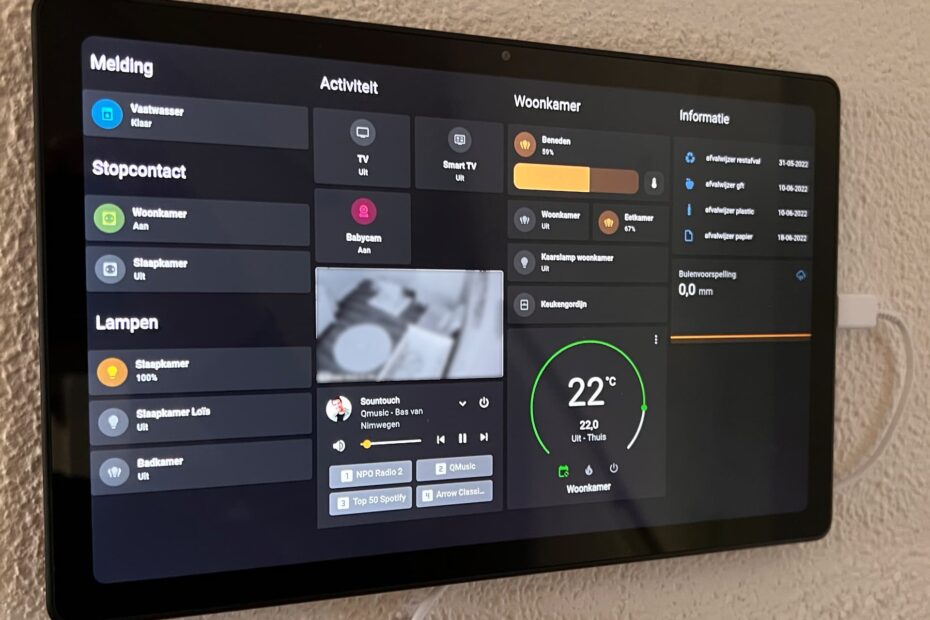 Make Something from an Old Tablet on Wall as Home Assistant Dashboard
