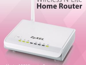 Zyxel NBG-417N Basic wireless router 802.11b/g/n (150 Mbps single-band) Realtek RTL8196C / 16MB RAM / 4MB flash 4x Ethernet, no modem
